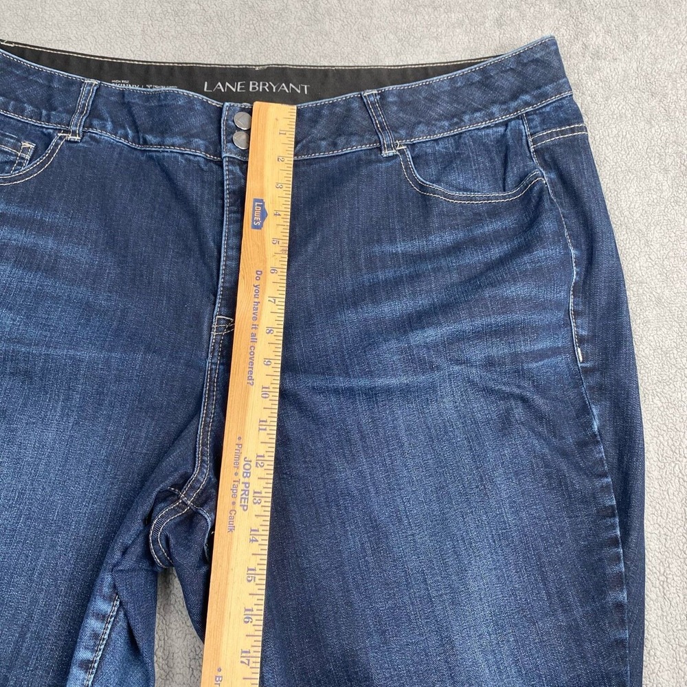 Lane Bryant Women's Size 24 Blue Plus High-Rise Stretch Skinny‎ Jeans - Picture 5 of 13